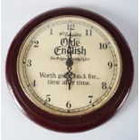 WILLIAM GAYNOR'S OLDE ENGLISH STRONG CIDER ADVERTISING CLOCK