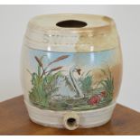 19TH-CENTURY PORCELAIN WHISKEY BARREL