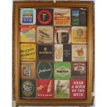 COLLECTION OF OLD BEER MATS