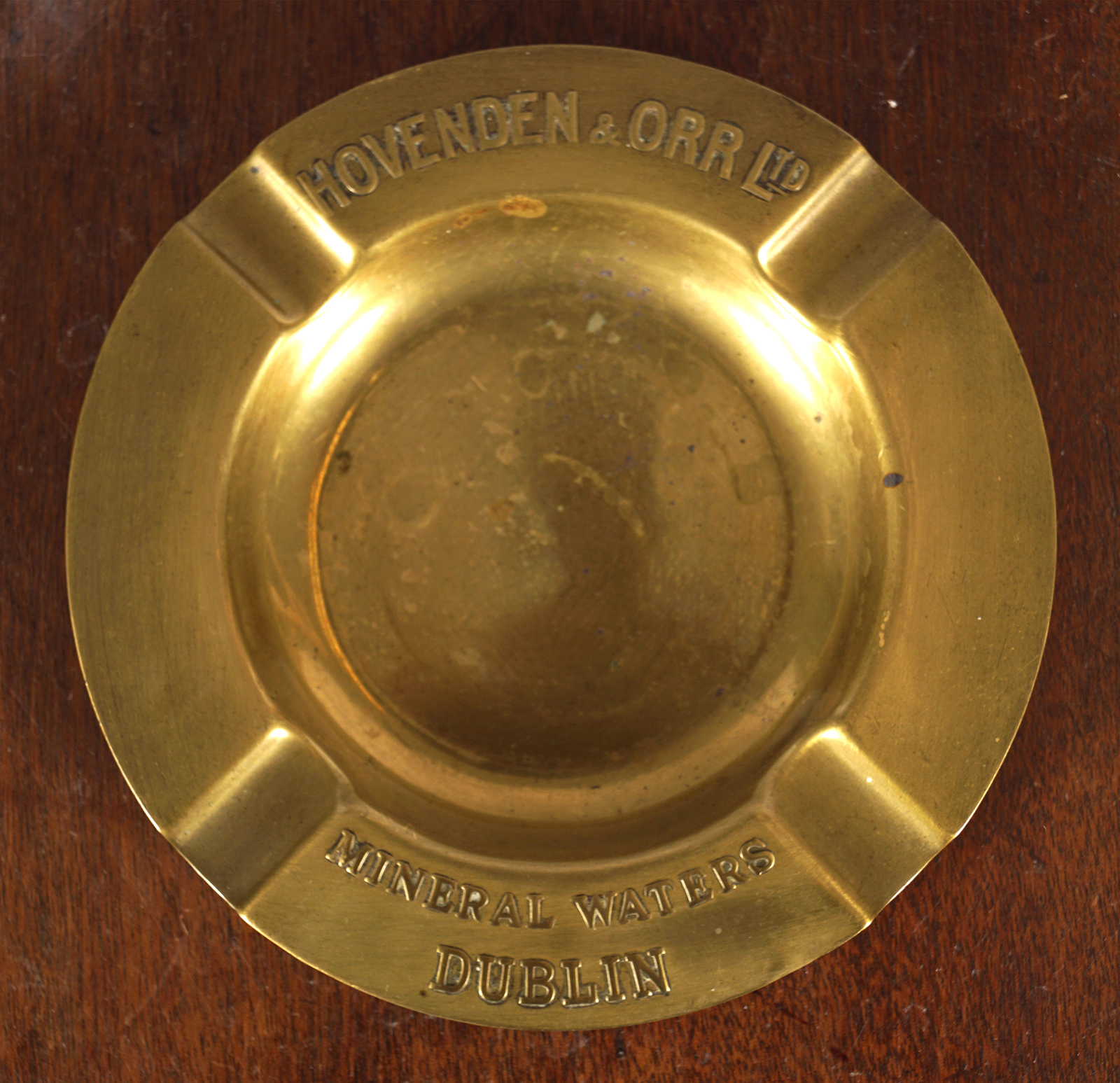 VINTAGE BRASS ASHTRAY