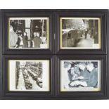 GROUP OF 4 FRAMED PHOTOGRAPHS