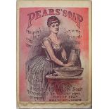 VINTAGE PEAR'S SOAP ADVERTISING SHOWCARD