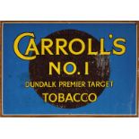 VINTAGE CARROLL'S NO. 1 ADVERTISEMENT