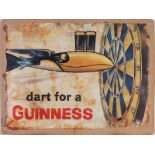 VINTAGE GUINNESS ADVERTISEMENT SIGN