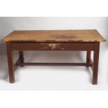 19TH-CENTURY PINE BAR TABLE