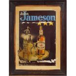 ORIGINAL 1950'S JOHN JAMESON AND SONS WHISKEY ADVERTISEMENT