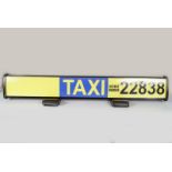 TAXI PLATE