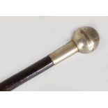 OLD EAST PAKISTAN RIFLES SILVER TOP SWAGGER STICK