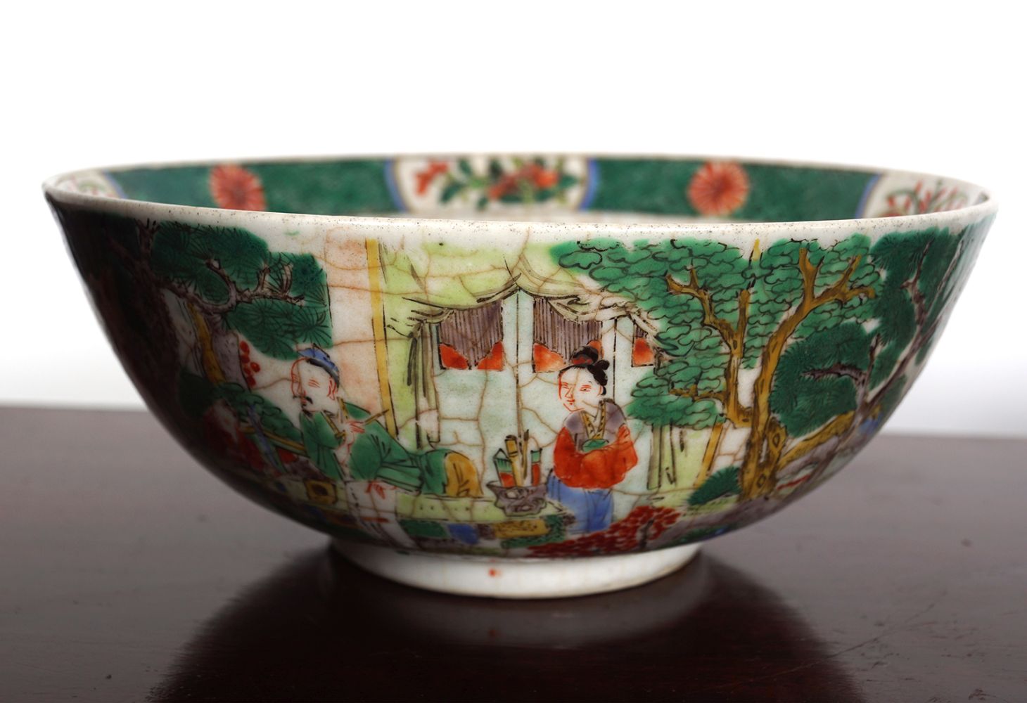 CHINESE FAMILLE VERTE SCHOLAR'S BOWL - Image 6 of 7