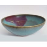 CHINESE PURPLE SPLASHED JUN WARE BOWL