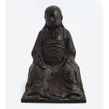 CHINESE QING PERIOD BRONZE BUDDHA