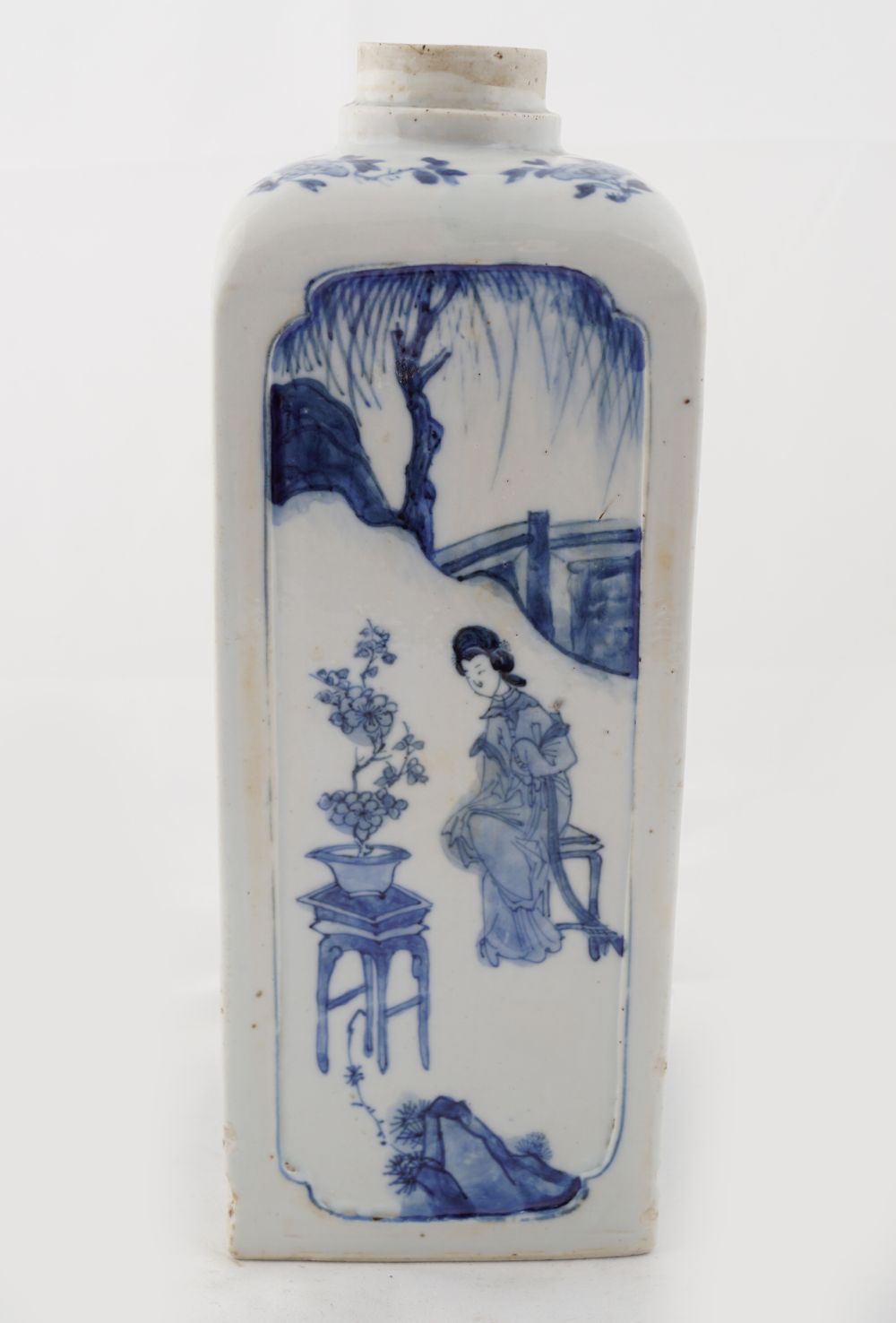 18TH-CENTURY CHINESE KANGXI BLUE & WHITE VASE - Image 4 of 7