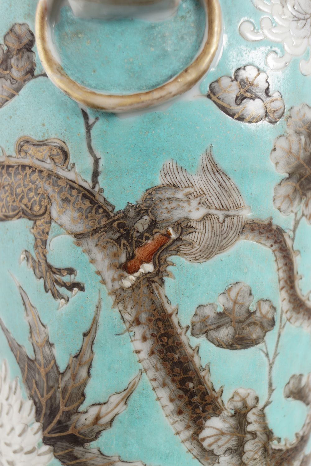 19TH-CENTURY CHINESE TURQUOISE GLAZED VASE - Image 7 of 8