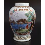 CHINESE QING PERIOD WHITE GLAZED BALUSTER VASE