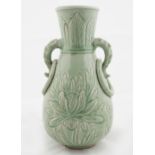 CHINESE MING CELADON VASE