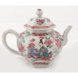 18TH-CENTURY CHINESE YONGZHENG FAMILLE ROSE TEAPOT