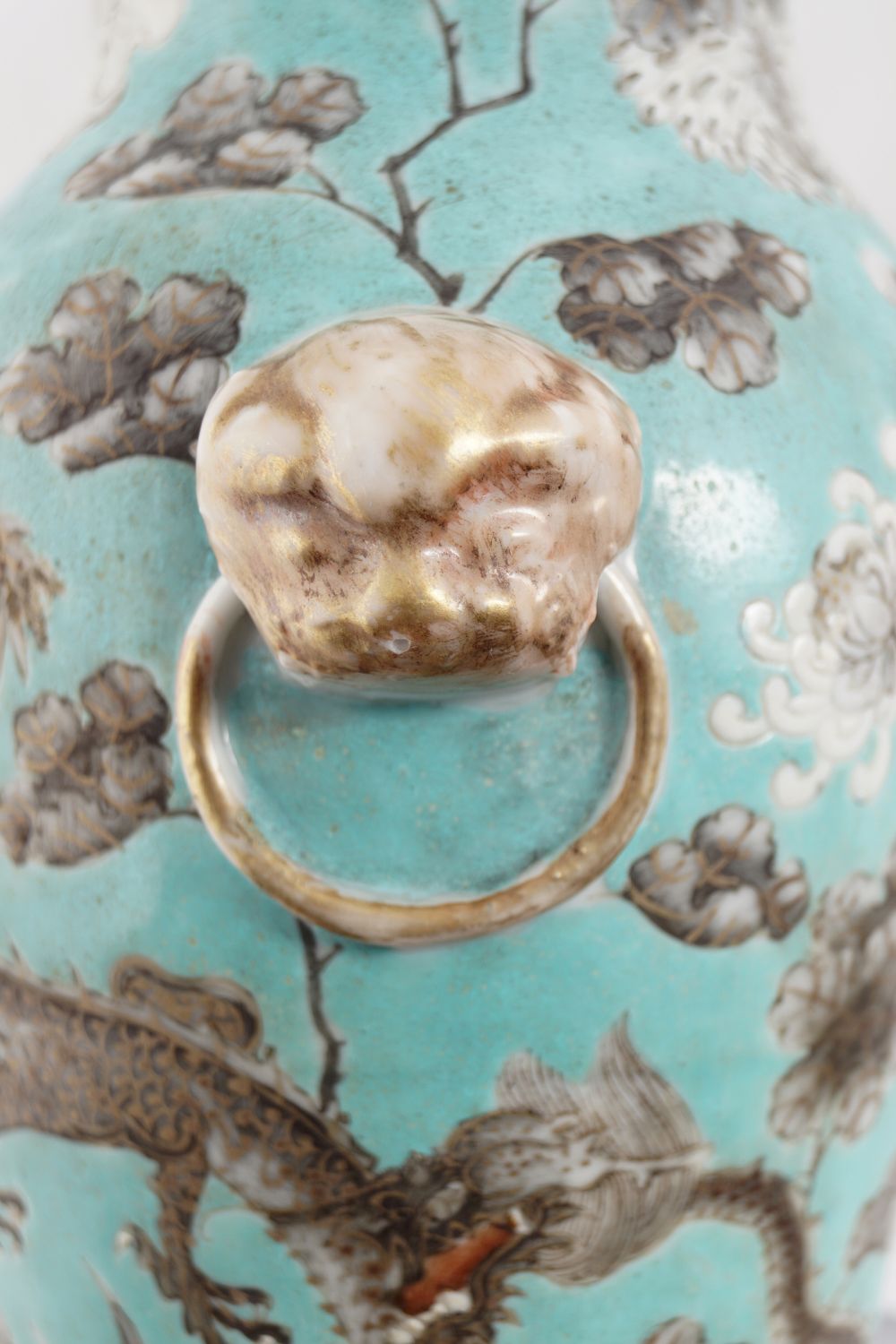 19TH-CENTURY CHINESE TURQUOISE GLAZED VASE - Image 8 of 8