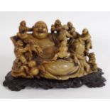 CHINESE QING SOAPSTONE SCULPTURE