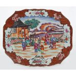 18TH-CENTURY CHINESE FAMILLE ROSE PLATTER