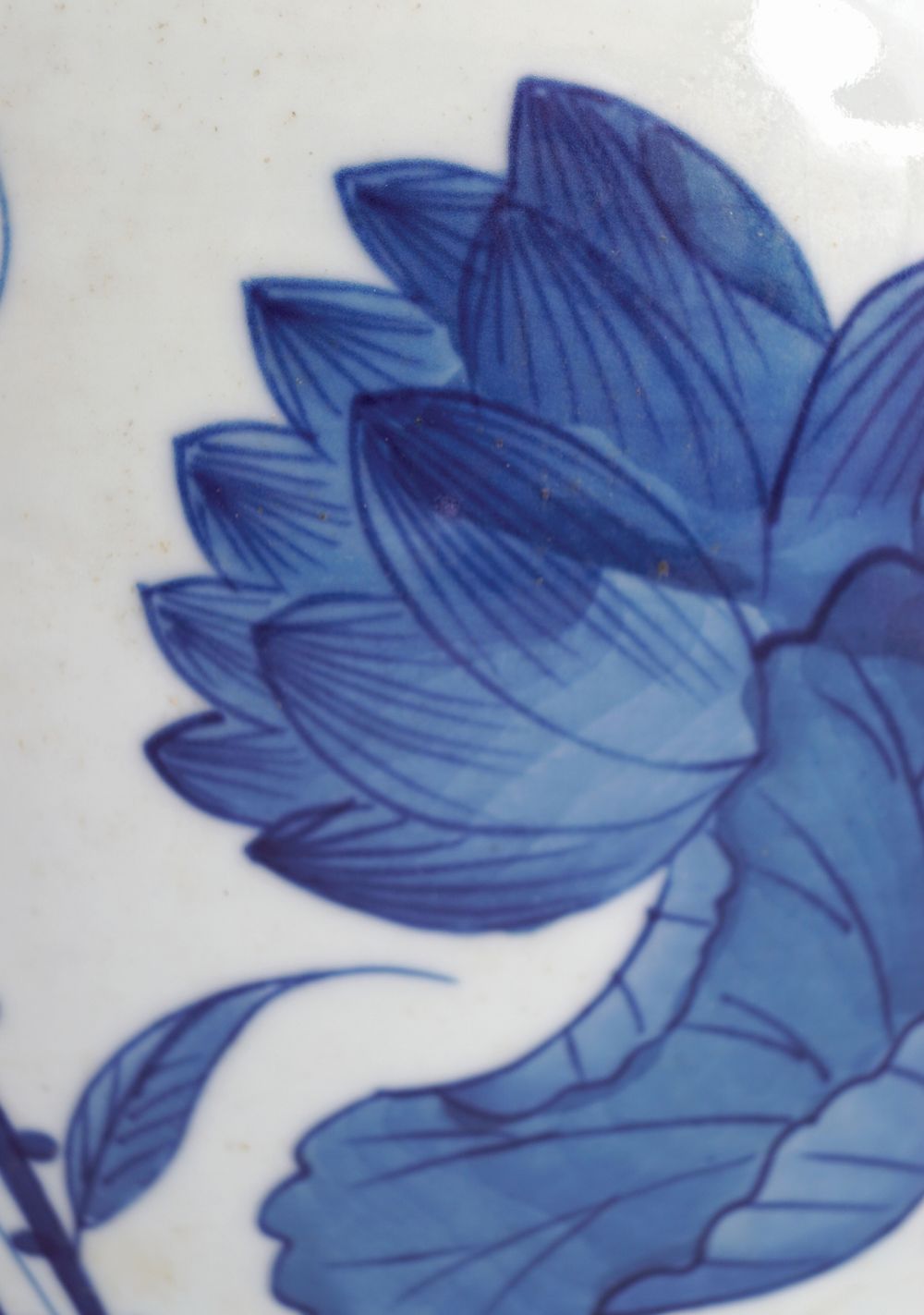 CHINESE QING PERIOD BLUE AND WHITE MEIPING VASE - Image 4 of 9