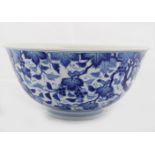 CHINESE QIANLONG BLUE & WHITE BOWL