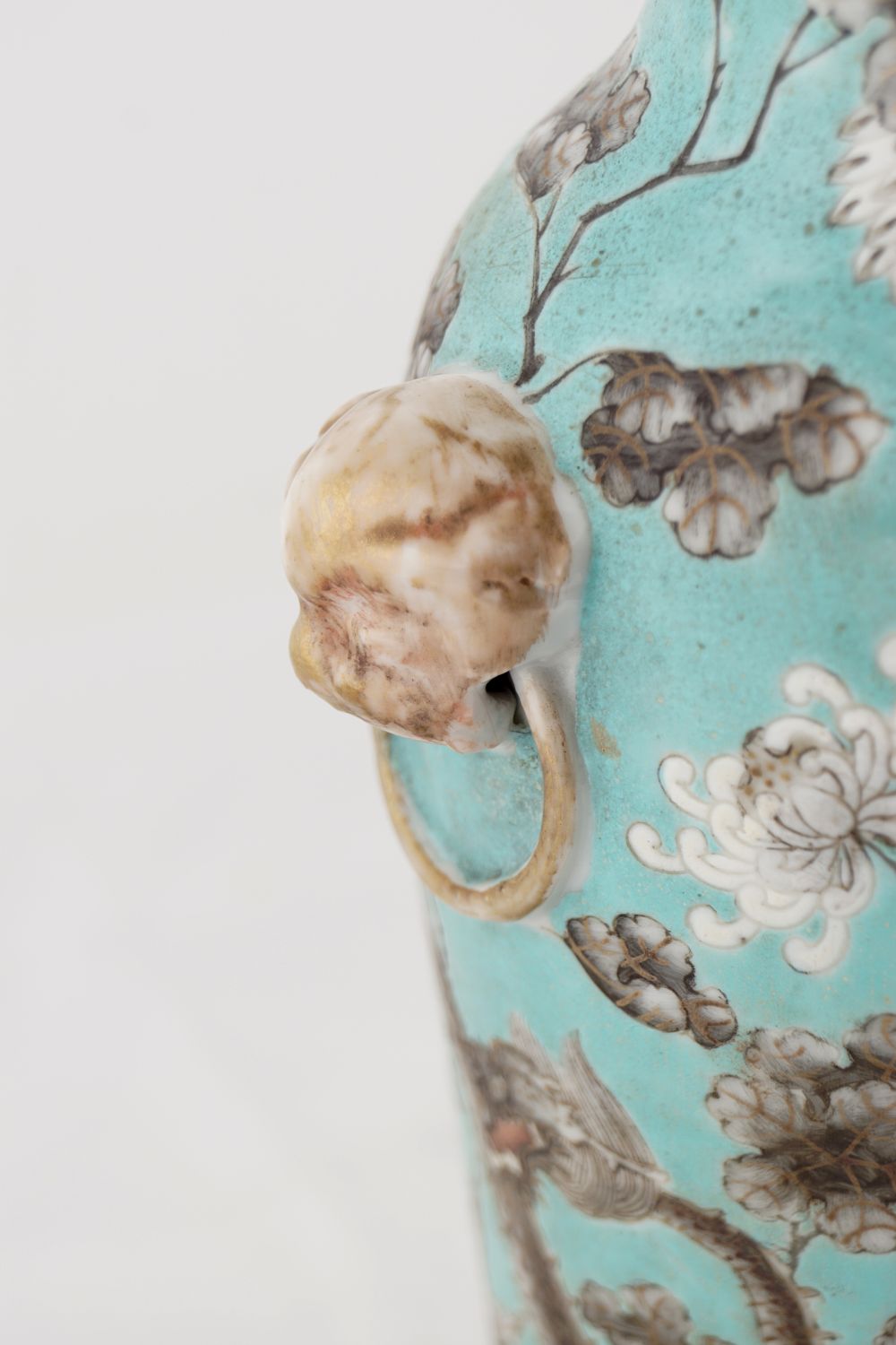 19TH-CENTURY CHINESE TURQUOISE GLAZED VASE - Image 3 of 8