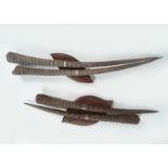 TAXIDERMY: 2 PAIRS OF ANTELOPE HORNS