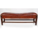 LONG HIDE UPHOLSTERED COFFEE TABLE