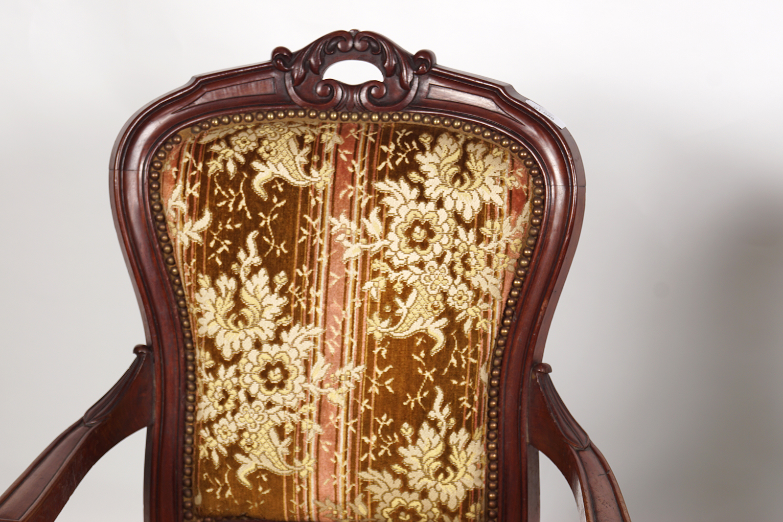 PAIR OF 19TH-CENTURY FRENCH ARMCHAIRS - Image 4 of 4