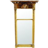 REGENCY PERIOD GILT FRAMED PIER MIRROR