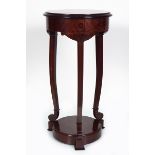 REGENCY STYLE MAHOGANY LAMP TABLE