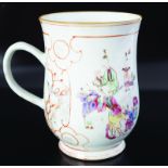 18TH-CENTURY CHINESE FAMILLE ROSE MUG