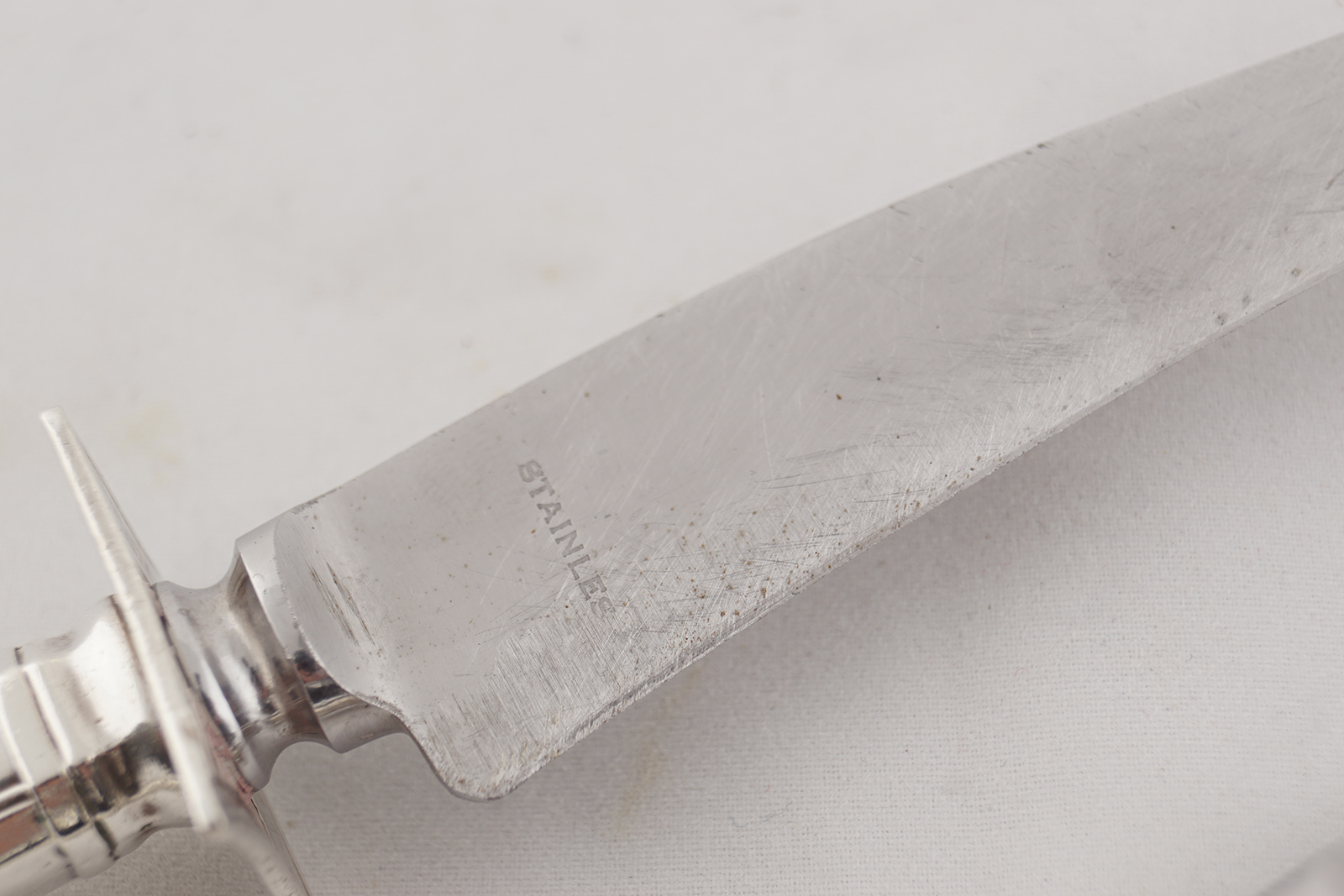 STERLING SILVER HANDLED CARVING KNIFE - Image 3 of 3
