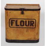 LARGE 19TH-CENTURY TOLEWARE FLOUR BIN