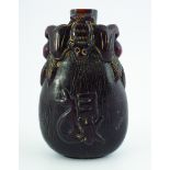 CHINESE QING HORN SNUFF BOTTLE