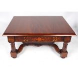 LARGE 19TH-CENTURY MAHOGANY COFFEE TABLE