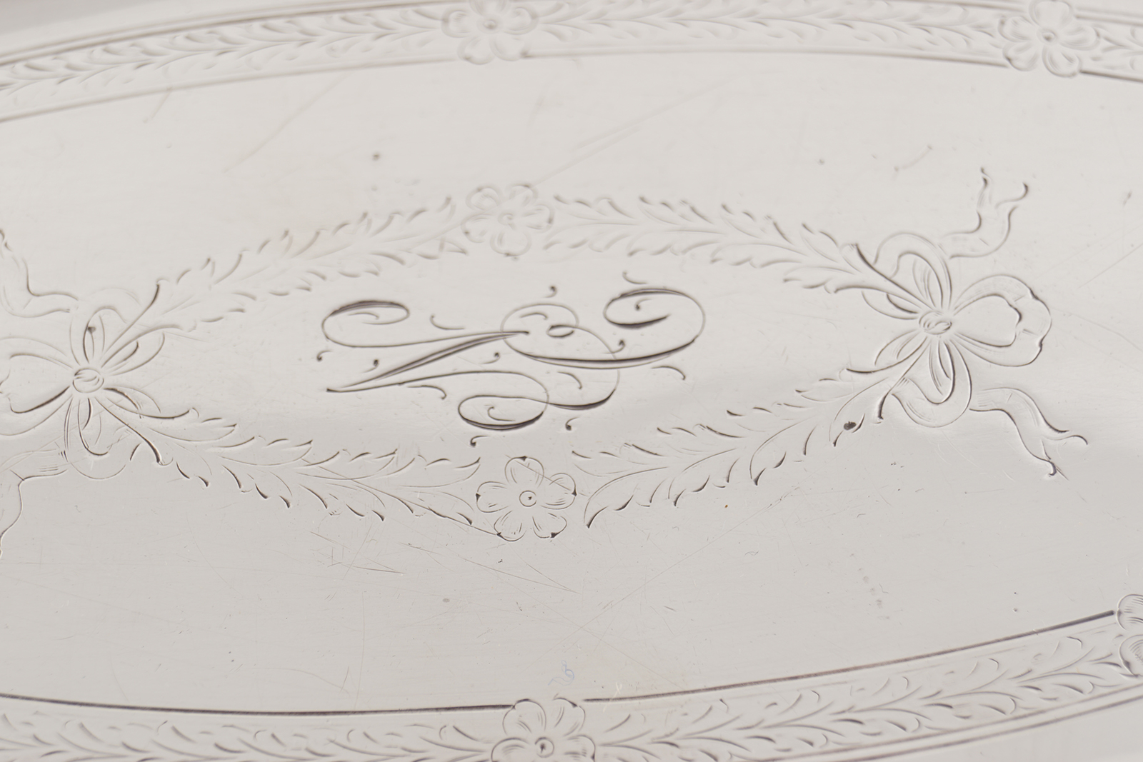 STERLING SILVER SERVING TRAY - Image 2 of 4