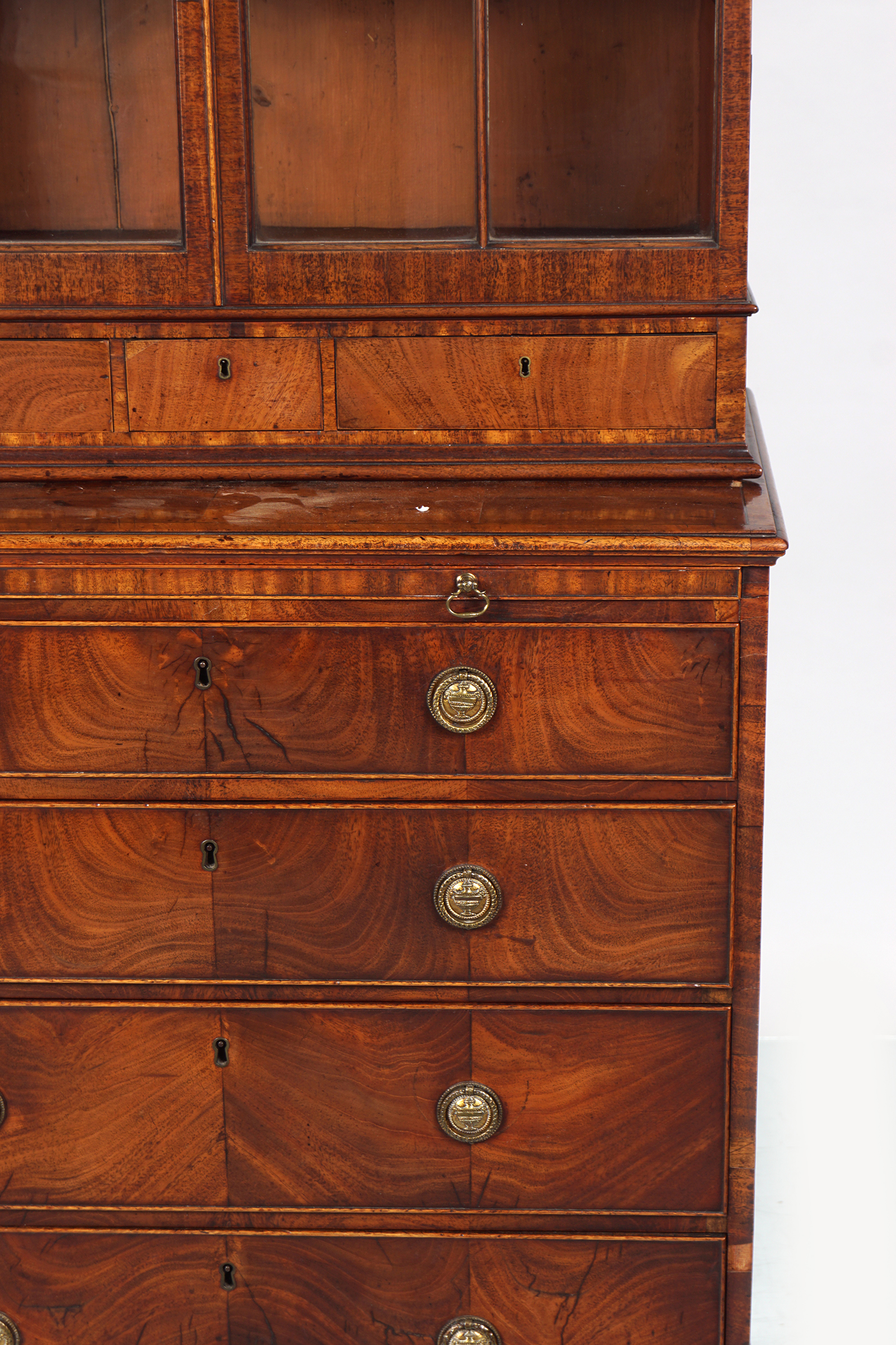 RARE GEORGE III MAHOGANY BOOKCASE - Image 3 of 5