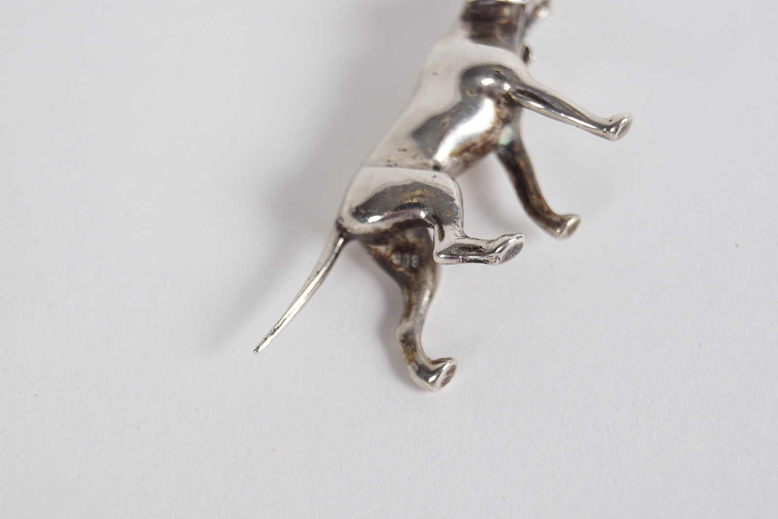 STERLING SILVER SPANIEL - Image 3 of 3
