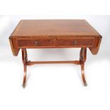 EDWARDIAN SATINWOOD SOFA TABLE