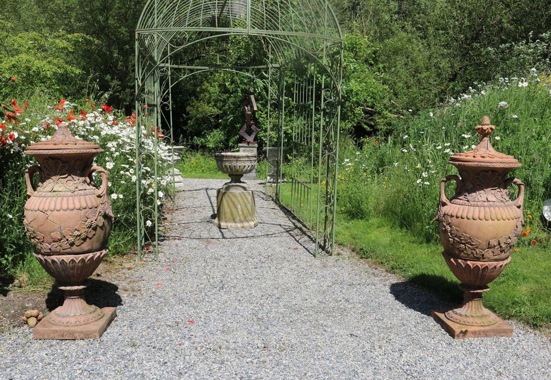 PAIR OF LARGE NEO-CLASSICAL ESTATE URNS