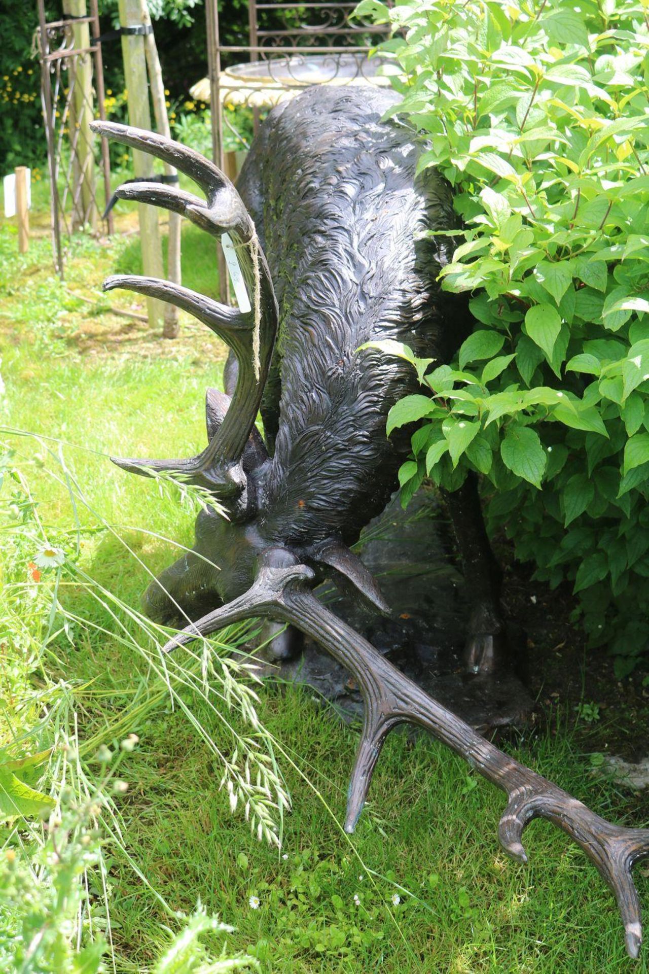 LARGE BRONZE GARDEN SCULPTURE - Image 3 of 3