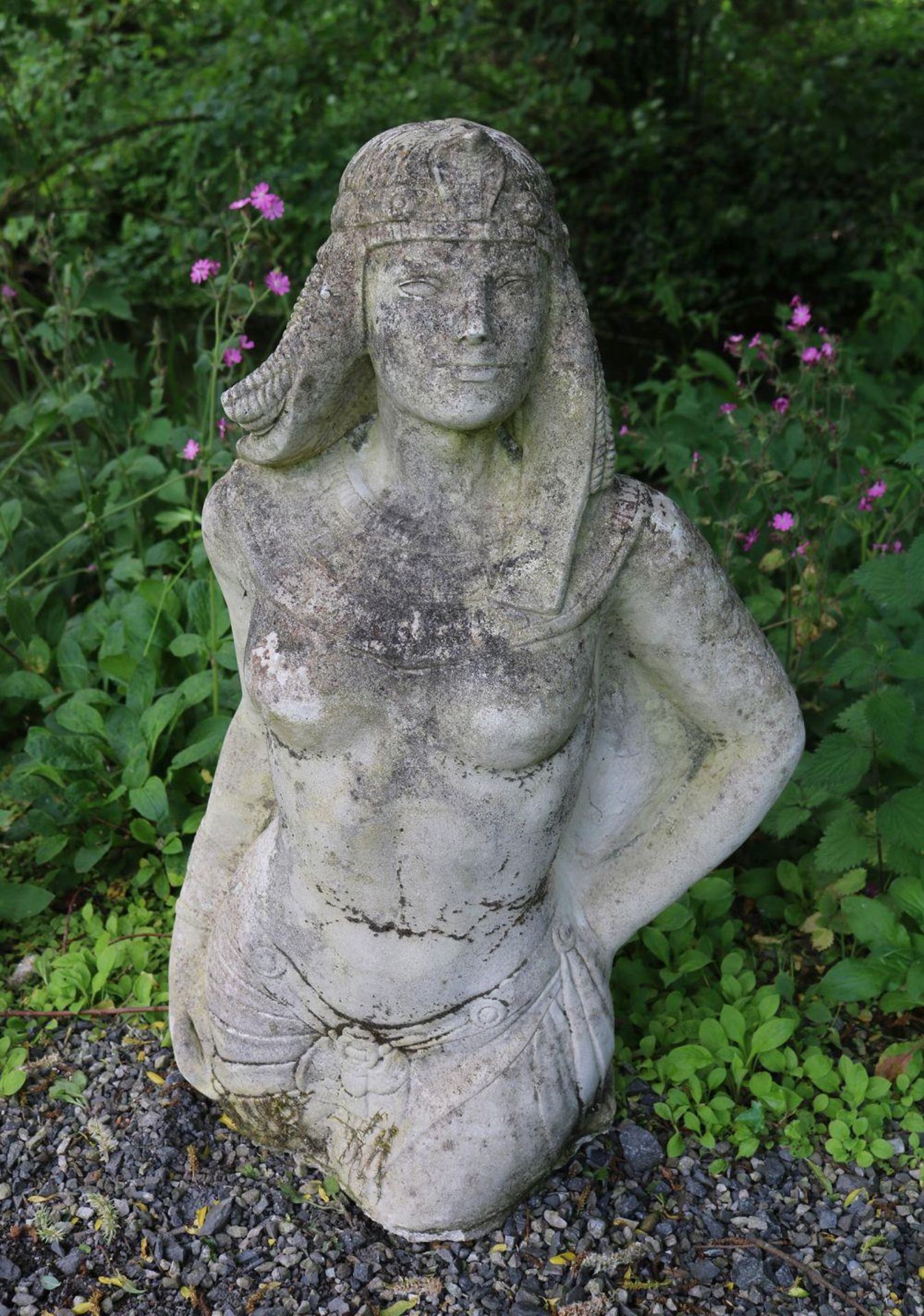 MOULDED STONE GARDEN SCULPTURE