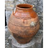 LARGE TERRACOTTA OIL JAR