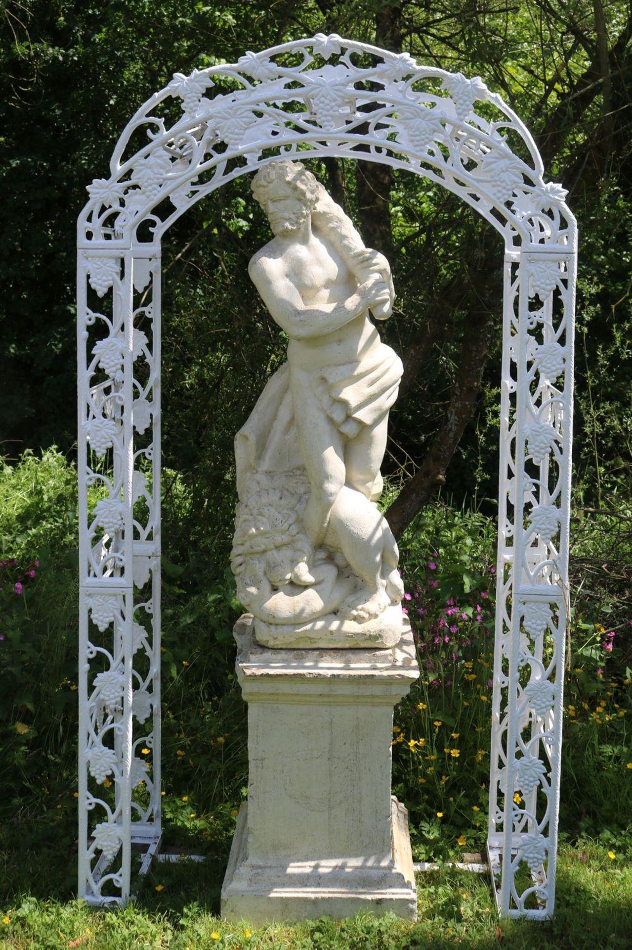 19TH-CENTURY STONE GARDEN SCULPTURE