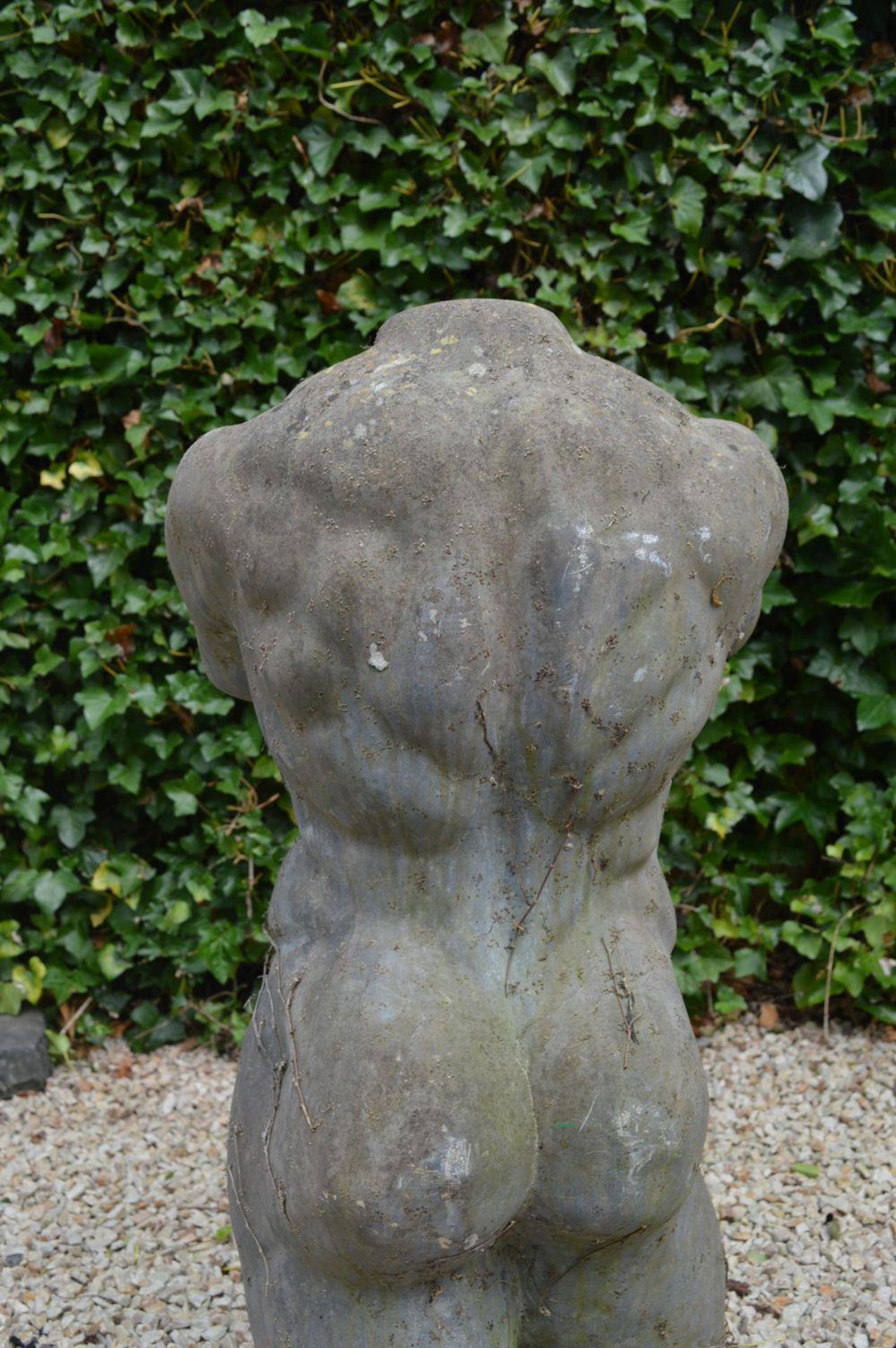 19TH-CENTURY CARVED MARBLE GARDEN SCULPTURE - Image 2 of 3