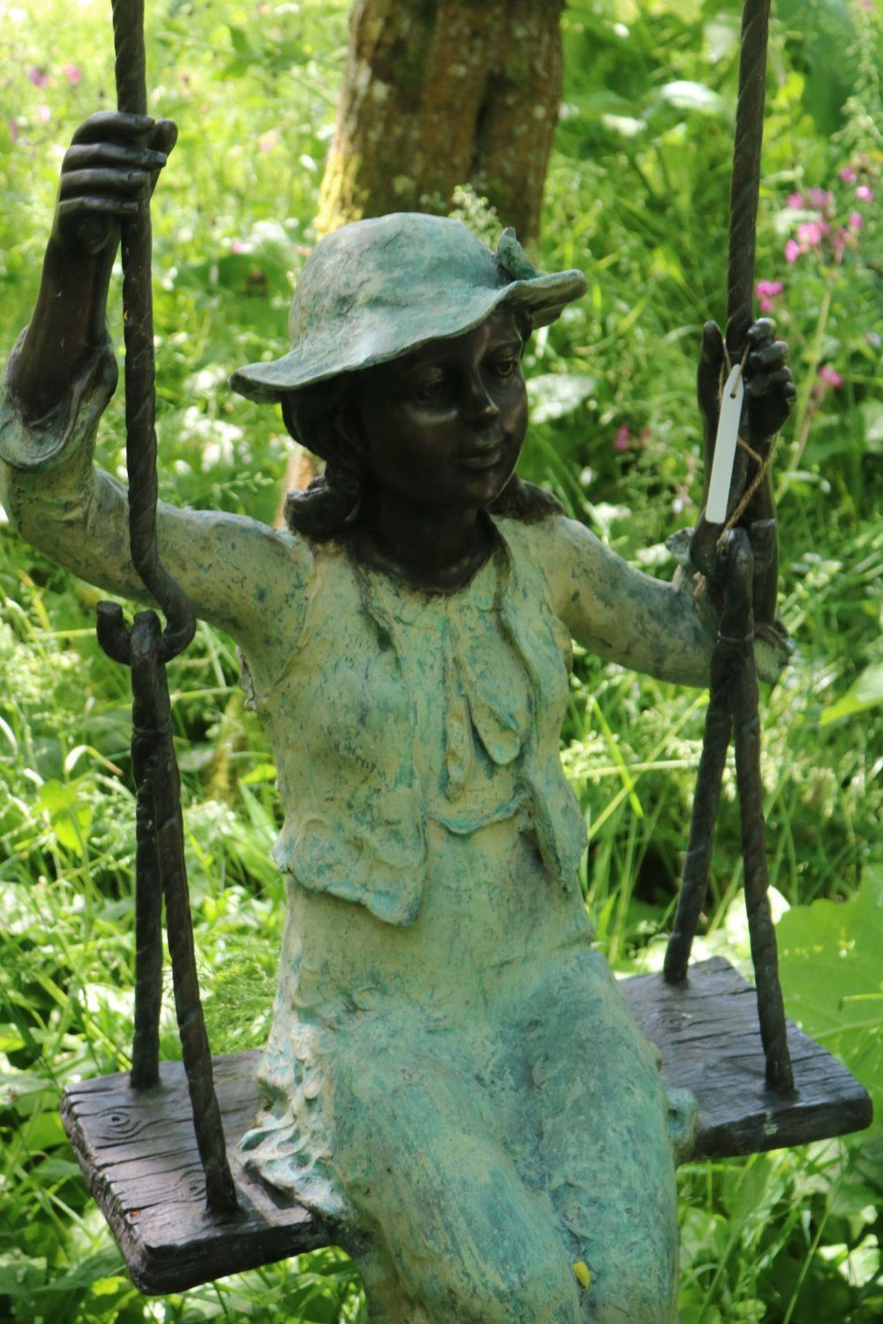 LARGE BRONZE GARDEN SCULPTURE - Image 2 of 3