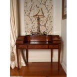 IMPORTANT SATINWOOD & PAINTED CARLTON HOUSE DESK