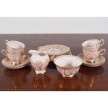 15 PIECE TUSCAN BONE CHINA TEA SET