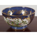 19TH-CENTURY WORCESTER PAINTED BOWL